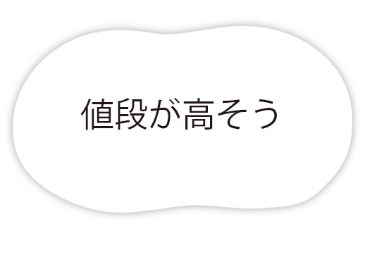 値段が高そう